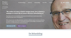 Desktop Screenshot of dokterdejong.nl